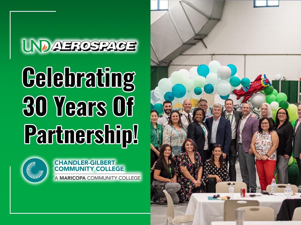 Celebrating 30 years of Partnership With the Chandler-Gilbert Community College (CGCC)